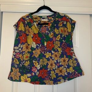 MOTHER The Slow Ride Fresh Blooms Blouse